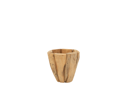 SALE % - Ghiveci, Jack, Teak, Natur S