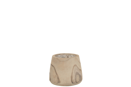 SALE % - Ghiveci, Lemn, Natural, 19x19x16 cm