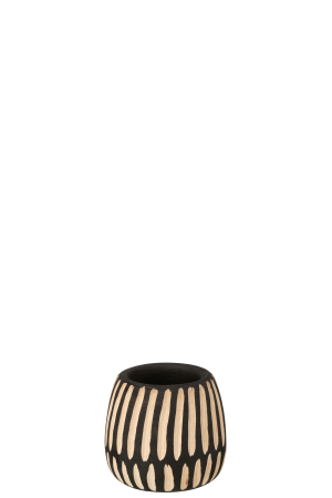 Ghiveci, Lemn, Negru, 15.5x15.5x14 [1]