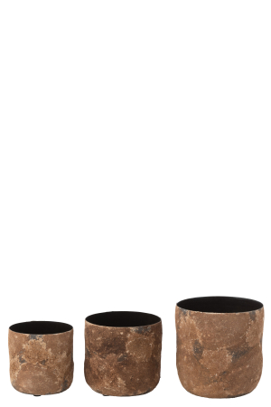 Ghiveci, Metal, Maro, 14x14x12 [2]