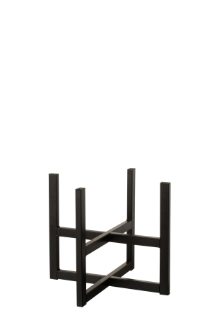 SALE % - Ghiveci, Metal , Negru, 42.5x42.5x35