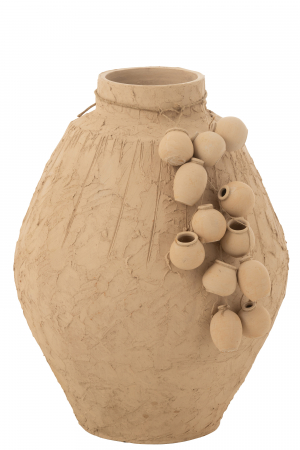Vaze si boluri - Ghiveci Suspendat Argila, natur M, L 45| W 45| H 60 cm