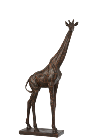 FIGURINE - Girafa, Compozit, Maro, 33x15x73 cm