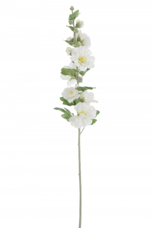 SALE % - Gladiola artificiala, Plastic, Alb, 12.5x12.5x88 cm