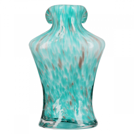 Glasart, Vaza, Corinna, Motiv femeie, Sticla, verde, PU 2, L. 11 cm, L. 19 cm, H. 30 cm [2]