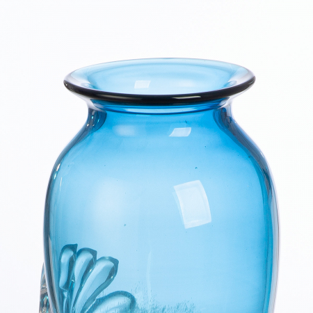 Glasart, Vaza, Wave, Sticla, albastra, PU 1, H. 40 cm, D. 19 cm [1]
