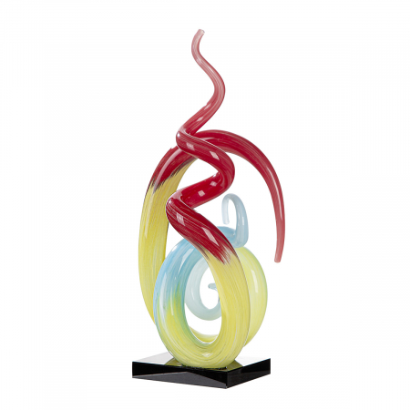 Glass Art, Sculptură, Sticlă, multicolor, PU 1, L. 10 cm, L. 21 cm, H 37 cm [1]