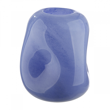 Glass Art, Vază, „Bombon”, Sticlă, albastru, PU 2, H 21 cm, D 14 cm [1]