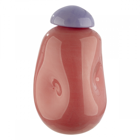 Glass Art, Vază, „Bombon”, Sticlă, roz, PU 1, H 26 cm, D 16 cm SALE % - Glass Art, Vază, „Bombon”, Sticlă, roz, PU 1, H 26 cm, D 16 cm