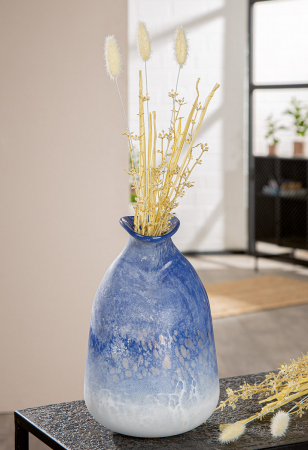 Glass Art, Vază, Sticlă, albastru, PU 2, H 27 cm, D 16 cm [4]