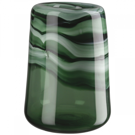 Glass Art, Vază, Sticlă, verde, PU 1, H 27 cm, D 20 cm [1]