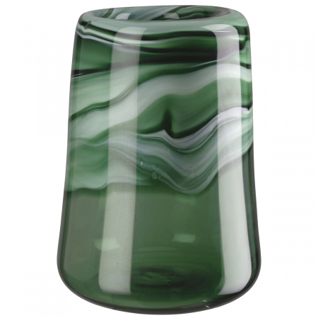 SALE % - Glass Art, Vază, Sticlă, verde, PU 1, H 27 cm, D 20 cm