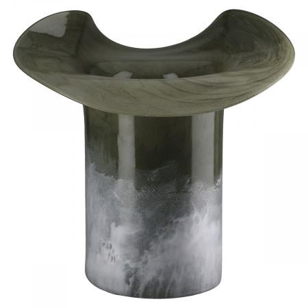 Glass Art, Vază, Sticlă, verde, PU 1, H 27 cm, D 30 cm [3]