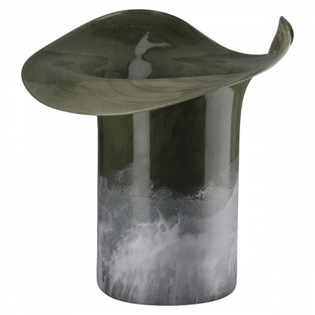 Glass Art, Vază, Sticlă, verde, PU 1, H 27 cm, D 30 cm [1]