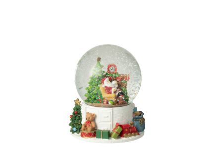 SALE % - Glob cu apa, Mos Craciun, plastic, multicolor