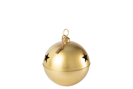 Glob de Craciun din metal, auriu, L | L 51X l 51X H 60 cm [1]