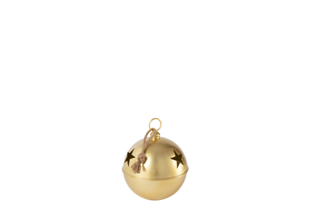 Glob de Craciun din metal, auriu, M | L 30X l 30X H 42 cm [1]