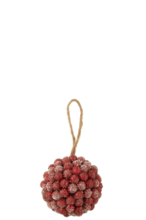 Globuri de Craciun - Glob Deco Glitt Rosu M