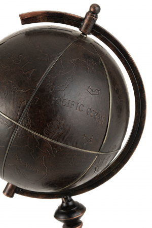 Decoratiune Glob, Metal, Maro, 33x30x64.5 cm [1]