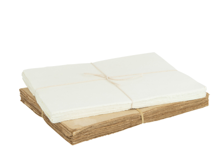 Hârtie Antică, Hârtie Albă/Bej, L Sortiment de 2 [1]