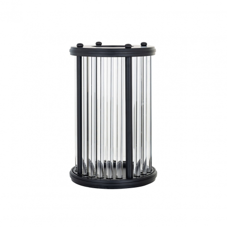 DECORATIUNI - Suport lumanare Faey negru mare (negru)