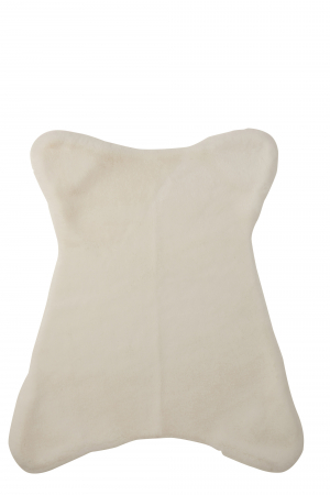 Husa scaun Butterfly, Blana artificiala, Alb, 97x81x81 cm [0]