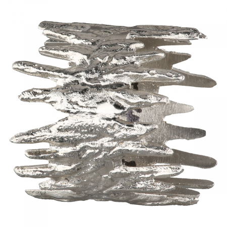 Inel de șervețele, aluminiu, argintie, PU 4, H 5 cm, D 5 cm [2]