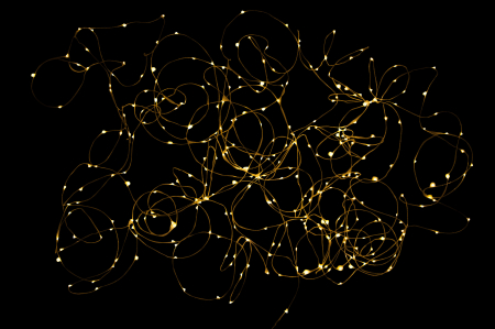 Instalatie de Crăciun, 30M Argintiu 300L [2]