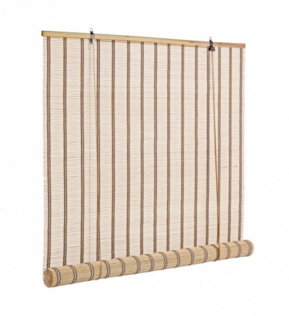 SALE % - Jaluzea Tolosa, lemn bambus, maro, 120x260 cm