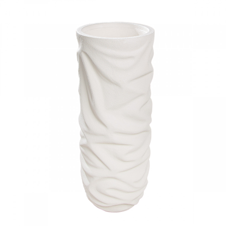 Jardiniera XXL, rotundă, Crush, Magnezia, albă, PU 1, H. 90 cm, D. 36 cm VAZE SI GHIVECE - Jardiniera XXL, rotundă, Crush, Magnezia, albă, PU 1, H. 90 cm, D. 36 cm
