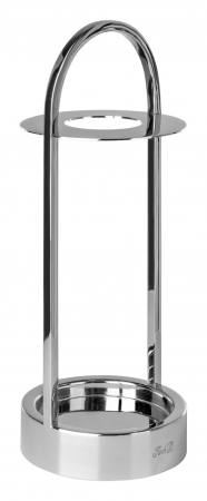 DECORATIUNI - LAKIS, Suport lumânare, inox, h. 38 cm, d. 15 cm