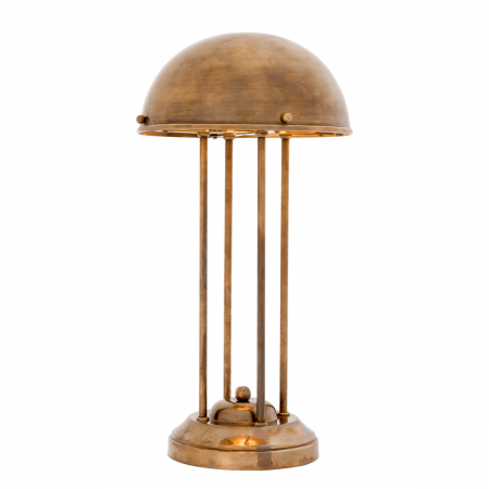 ILUMINAT - Lampă de birou, Livre, finisaj din alamă cu aspect vintage, Dims: W. 17.5 | max W. 26.5 | H. 50  (CM)