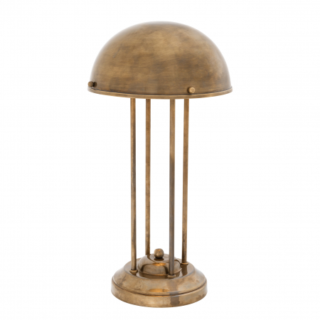 Lampă de birou, Livre, finisaj din alamă cu aspect vintage, Dims: W. 17.5 | max W. 26.5 | H. 50  (CM) [1]