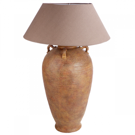 ILUMINAT - Lampă de masă, Amphora, Rășină sintetică, portocaliu, PU 1, H 76 cm, D 51 cm