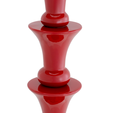 Lampa de masa Arabella finisaj rosu bordeaux cu abajur [2]