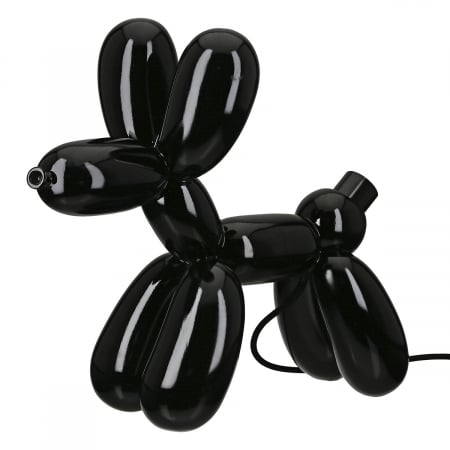 ILUMINAT - Lampă de masă, Balon, câine, Scotty, Polirășină, negru, PU 1, L. 16 cm, L. 41 cm, H. 35,5 cm
