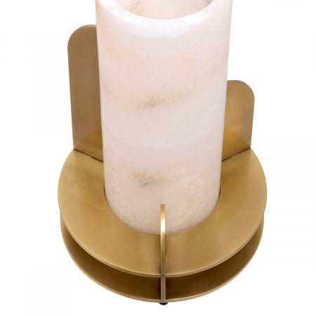 Lampă de masă, Claudel alabastru, finisaj din alamă cu aspect vintage, Dims: Ø 22 | H. 37  (CM) [3]