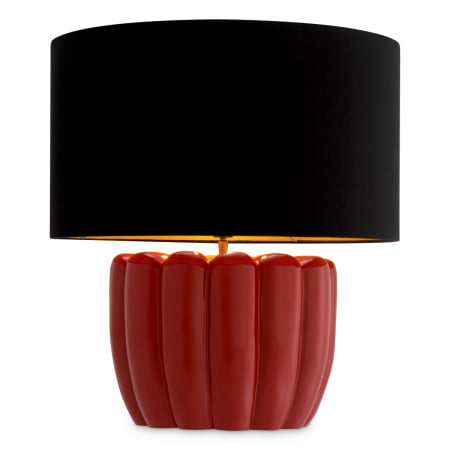 Veioze - Lampa de masa cu finisaj Barocco rosu, Abajurul este inclus |W. 36 | max W. 55 | H. 59.5 cm 