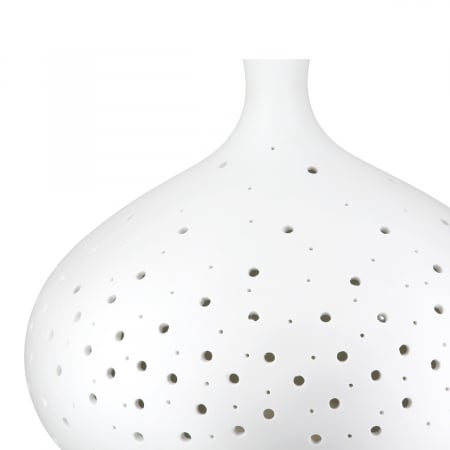 Lampă de masă, Galaxy, Porțelan, alb, PU 1, H. 21 cm, D. 22 cm [1]