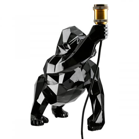 Lampă de masă, Geo, Poly, negru, PU 1, L. 45 cm, L. 21 cm, H. 41 cm [1]