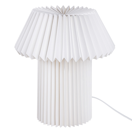 ILUMINAT - Lampa de masa, Geometrica, "Formato", ondulata, Hartie, alb, PU 3, H 34 cm, A. 27 cm