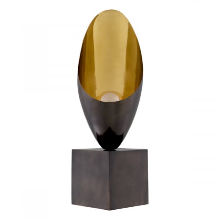 Lampă de masă, Grotto finisaj gunmetal, Dims: W. 18.5 | max W. 30 | H. 70.5  (CM) [1]