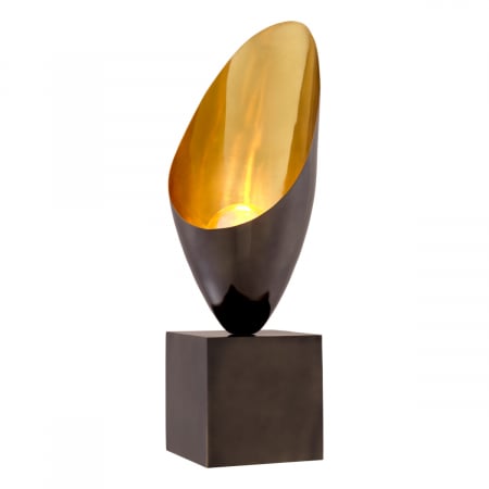 Lampă de masă, Grotto finisaj gunmetal, Dims: W. 18.5 | max W. 30 | H. 70.5  (CM) [2]