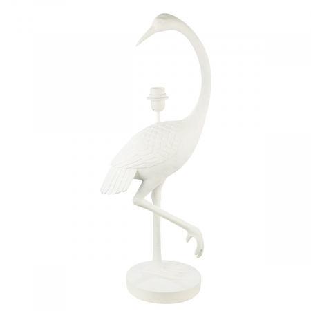 Lampă de masă, Heron, Rășină sintetică, alb, PU 1, H 76 cm, D 31 cm [1]