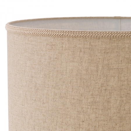 Lampă de masă, Jones din ceramică albă trosită, abajur inclus, Dims: W. 40 | max W. 46 | H. 64.5 (CM) [4]