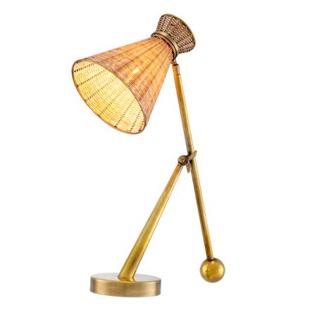 Lampa de masa Kon Tiki ratan |W. 20 | D. 57 | max D. 67.5 | H. 59 | max H. 61.5 cm [3]