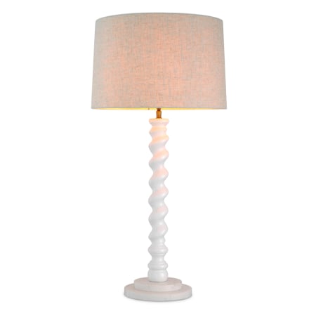 Veioze - Lampa de masa Massimo finisaj alb pian cu abajur