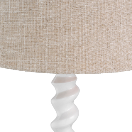 Lampa de masa Massimo finisaj alb pian cu abajur [3]