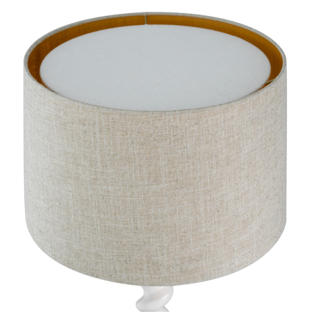 Lampa de masa Massimo finisaj alb pian cu abajur [2]