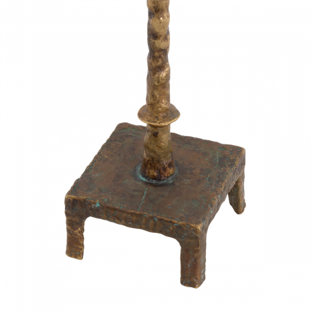 Lampă de masă, Santoro, finisaj din alamă cu aspect vintage, abajur inclus, Dims: W. 14.5 | max W. 44.5 | H. 84  (CM) [5]